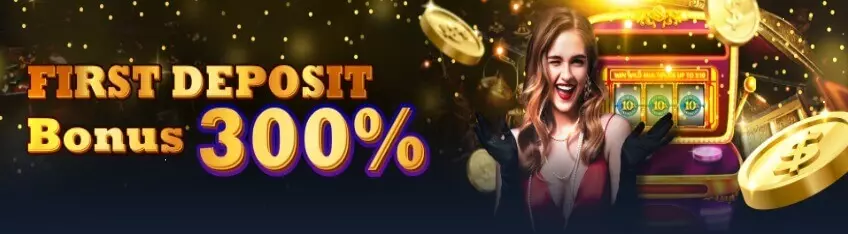 Bônus de primeiro depósito de 300%